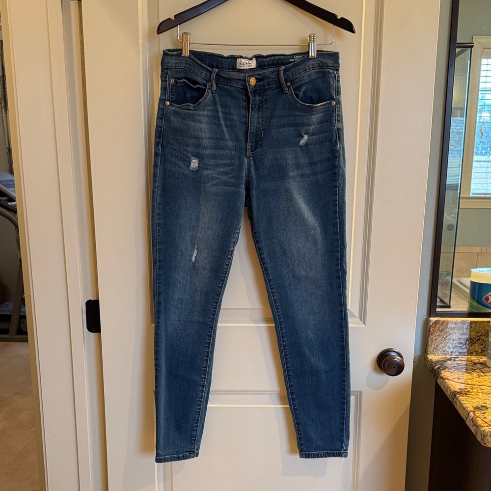 Nicole Miller soho high rise skinny jeans